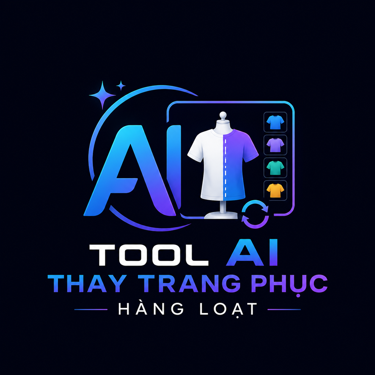 TOOL AI  THAY ĐỒ THỜI TRANG HÀNG LOẠT
